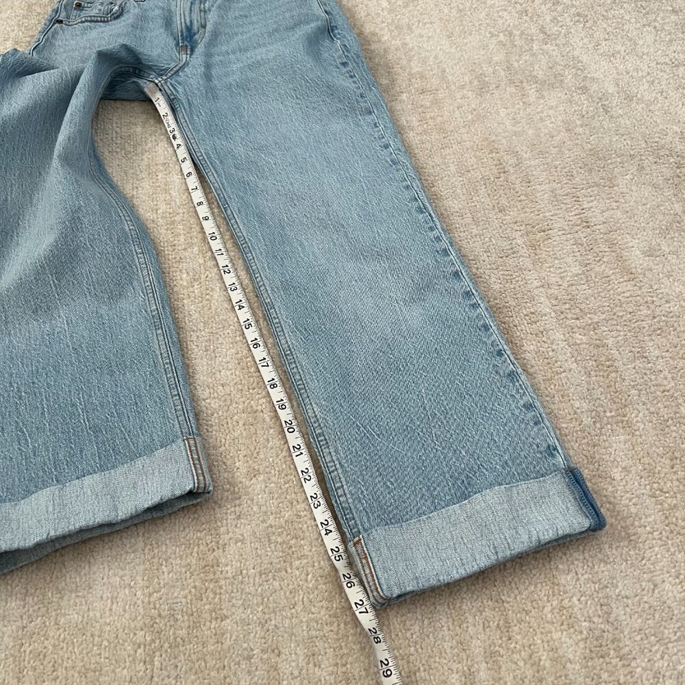 Abercrombie & Fitch Low Rise Baggy Blue Jeans 25/0 Short - Picture 5 of 10